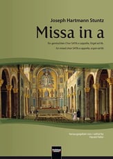 Missa In A SATB Choral Score cover